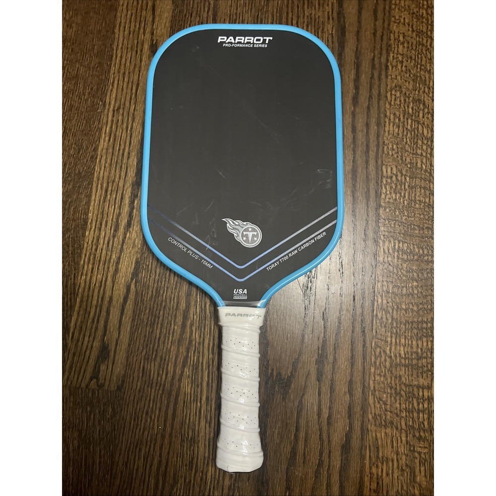Tennessee Titans Pro-Formance Logo Pickleball Paddle Toray T700 Raw Carbon Fiber
